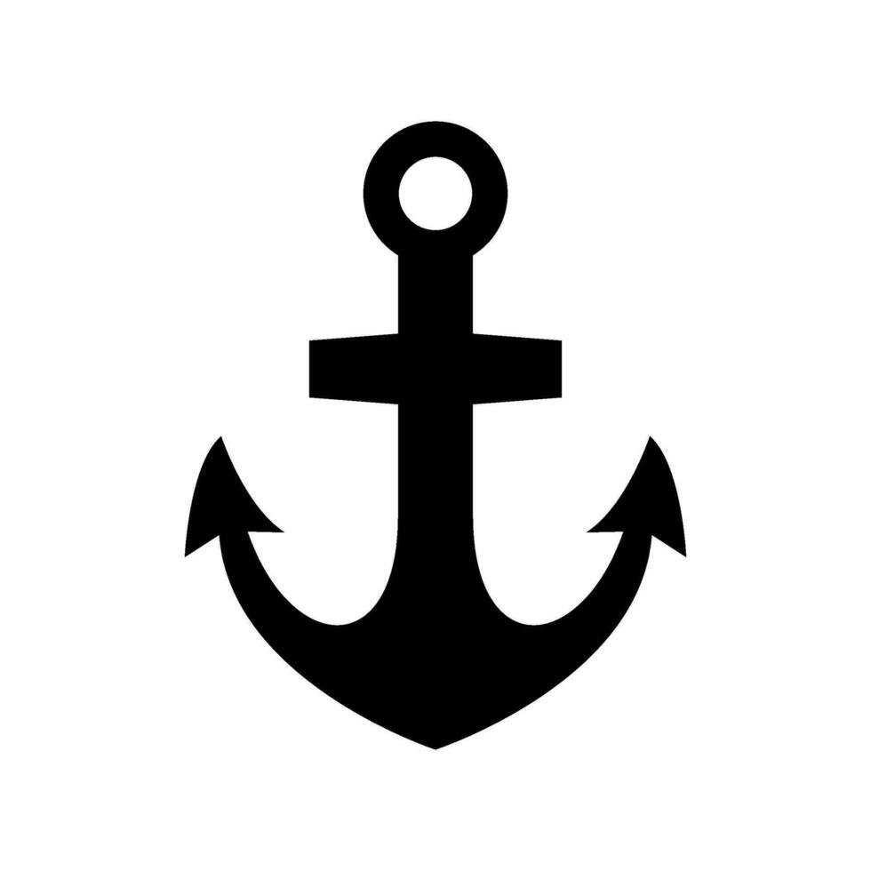 Anchor Icon Vector Symbol Design Illustration