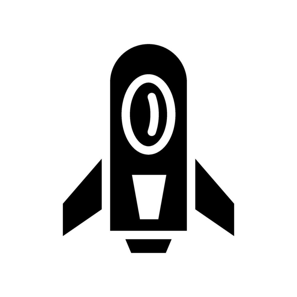 Rocket Icon Vector Symbol Design Illustration