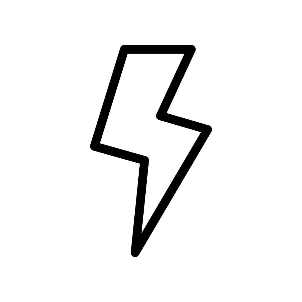 Electricity Icon Vector Symbol Design Illustration