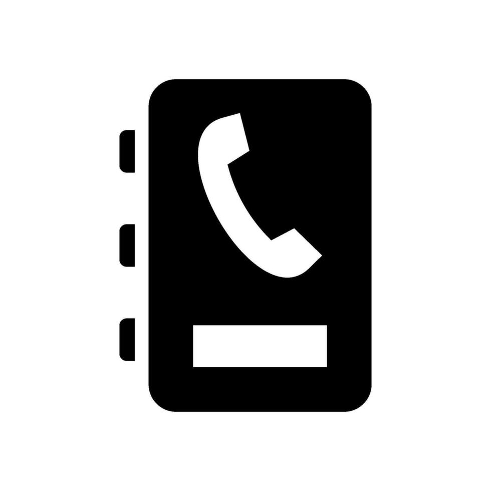 Contact Icon Vector Symbol Design Illustration