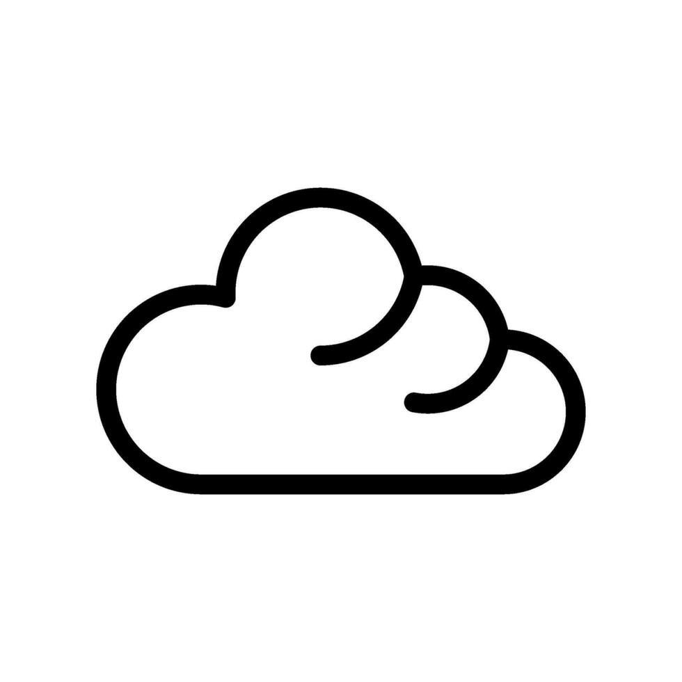 Cloud Icon Vector Symbol Design Illustration