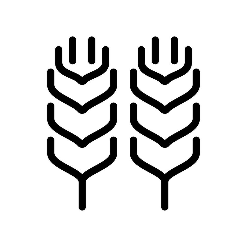 trigo icono vector símbolo diseño ilustración