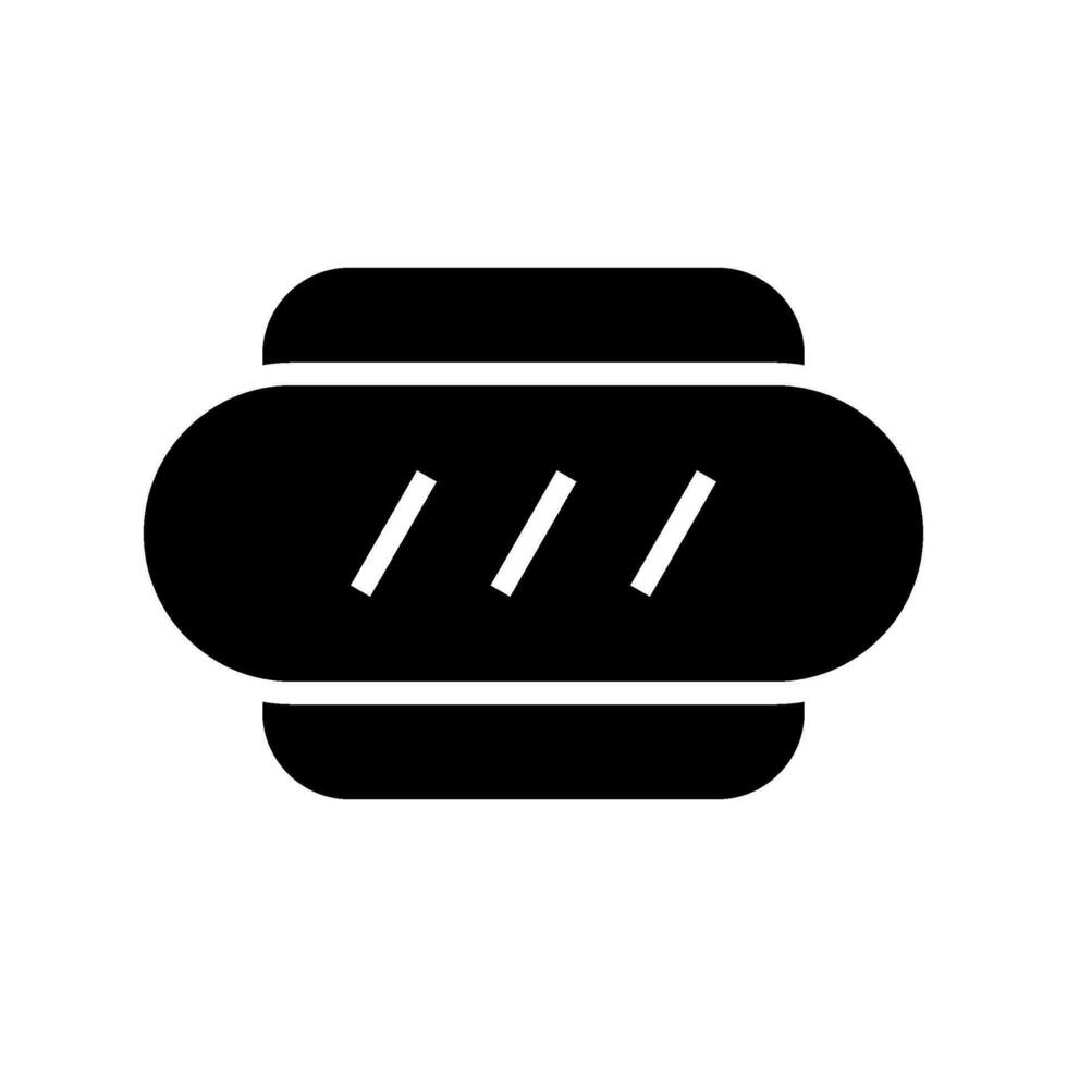 hamburguesa icono vector símbolo diseño ilustración