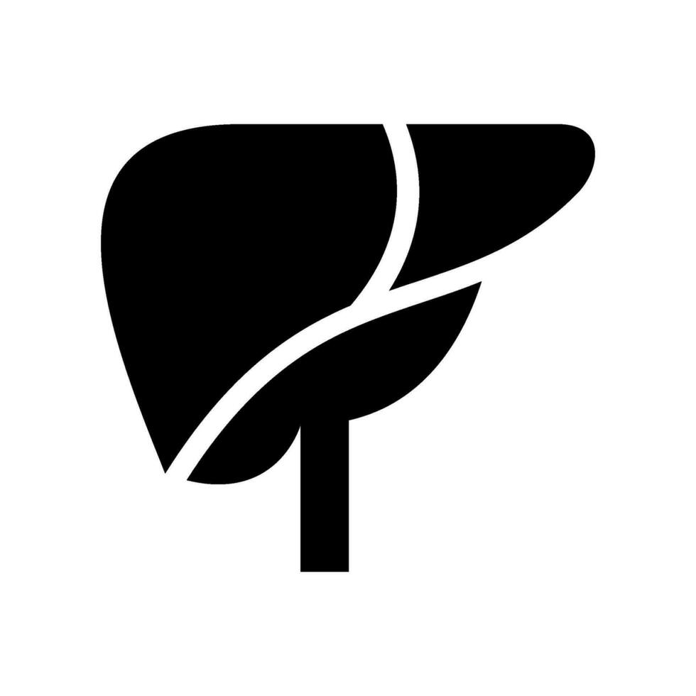 Liver Icon Vector Symbol Design Illustration