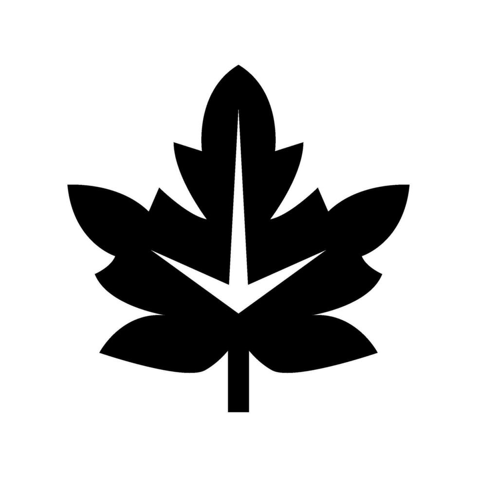 Maple Icon Vector Symbol Design Illustration