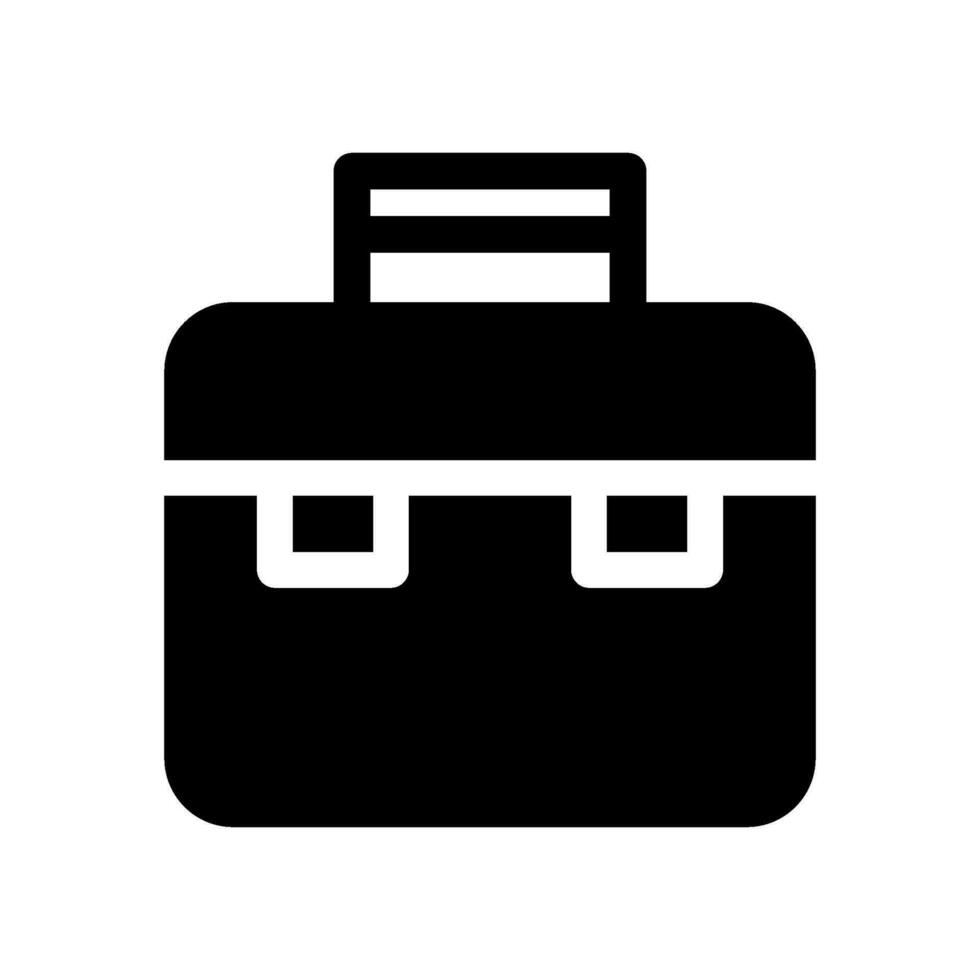 Briefcase Icon Vector Symbol Design Illustration