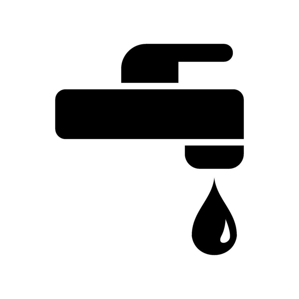 Water Faucet Icon Vector Symbol Design Illustration