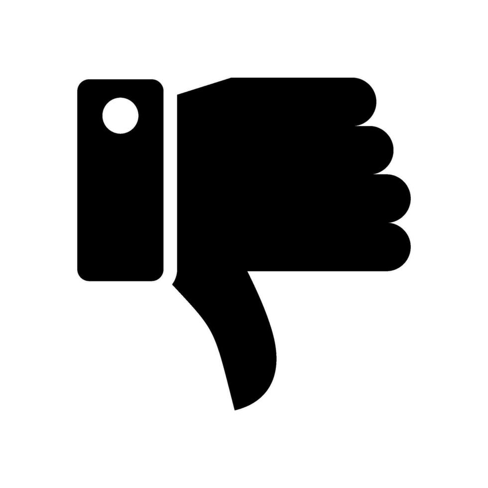 Dislike Icon Vector Symbol Design Illustration