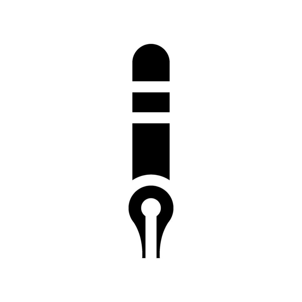 Fountain Pen Icon Vector Symbol Design Illustration