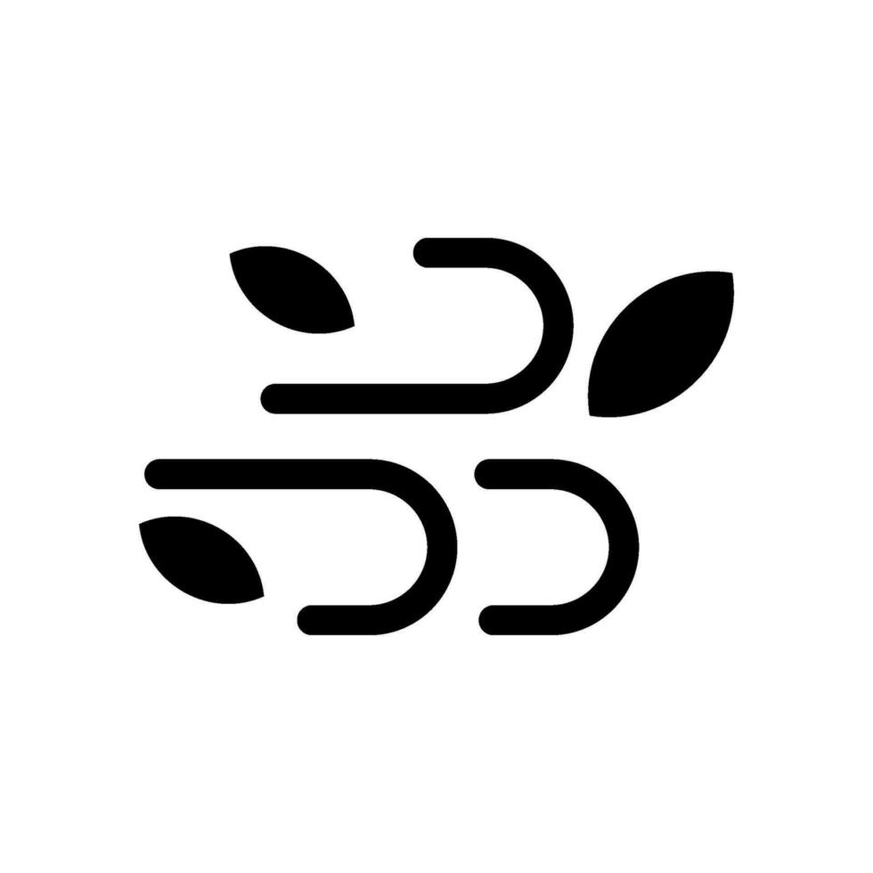 viento icono vector símbolo diseño ilustración