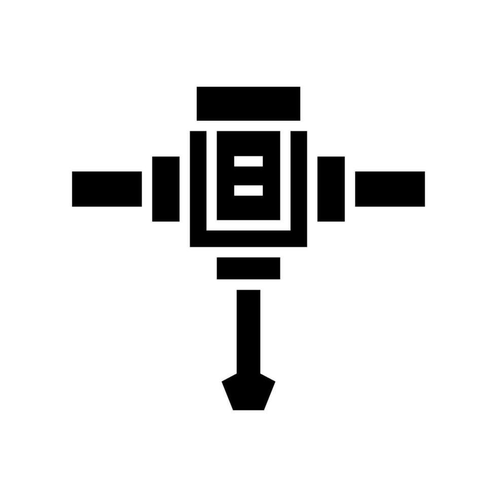 Driller Icon Vector Symbol Design Illustration
