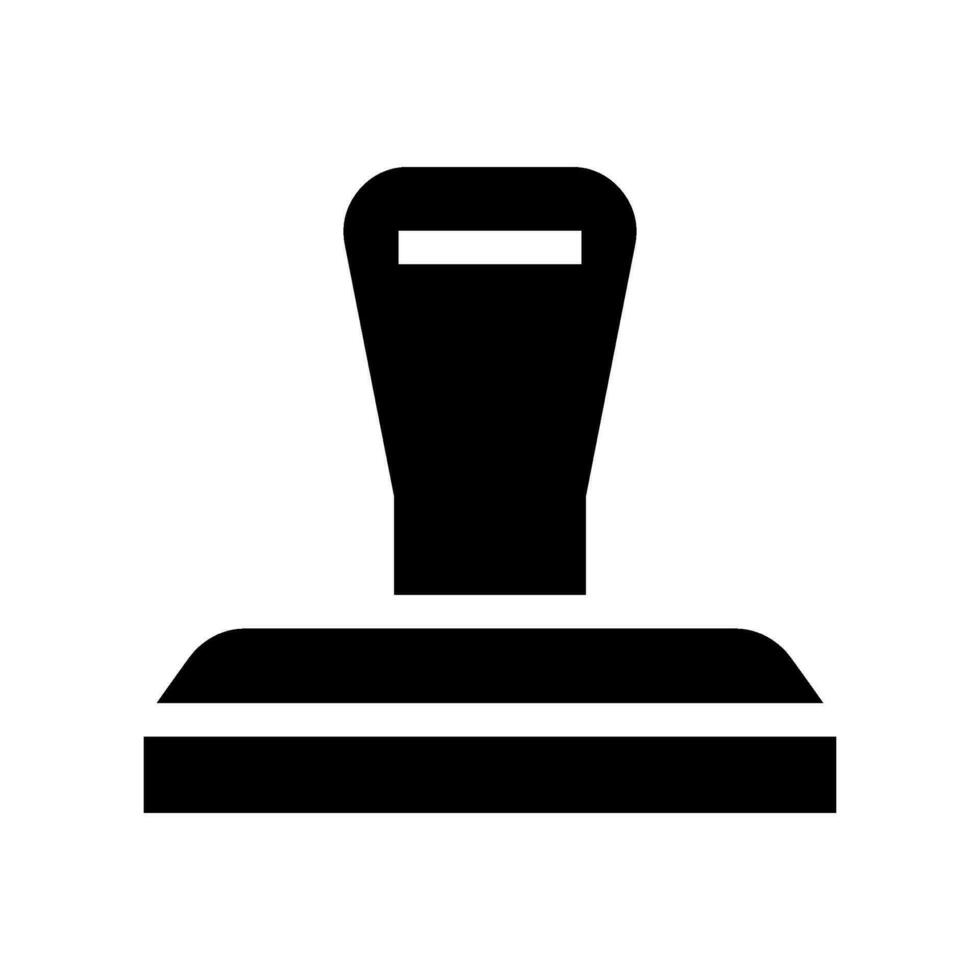caucho sello icono vector símbolo diseño ilustración