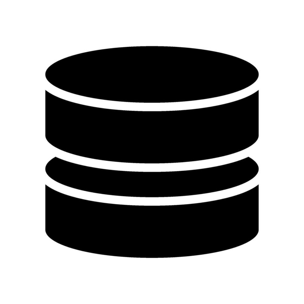 Database Icon Vector Symbol Design Illustration