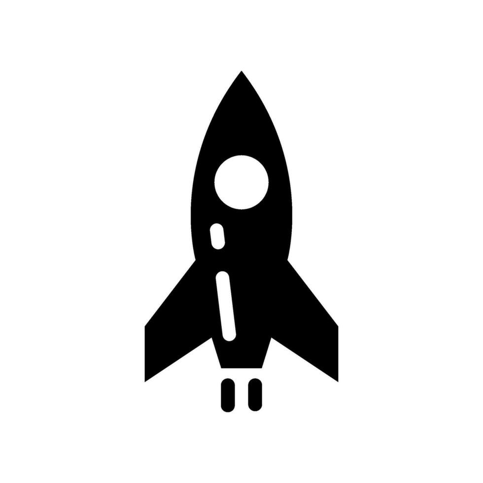 Rocket Icon Vector Symbol Design Illustration