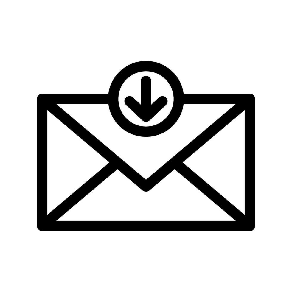 Inbox Icon Vector Symbol Design Illustration