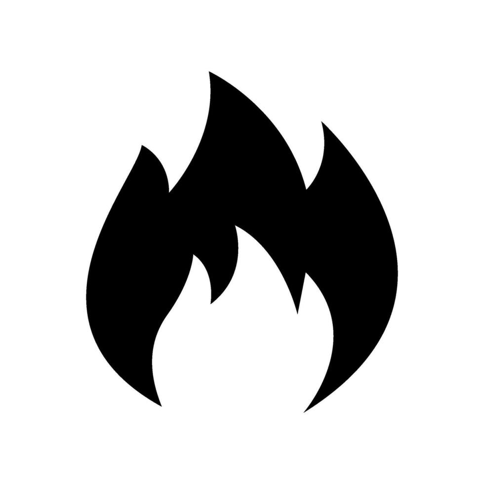 Fire Icon Vector Symbol Design Illustration