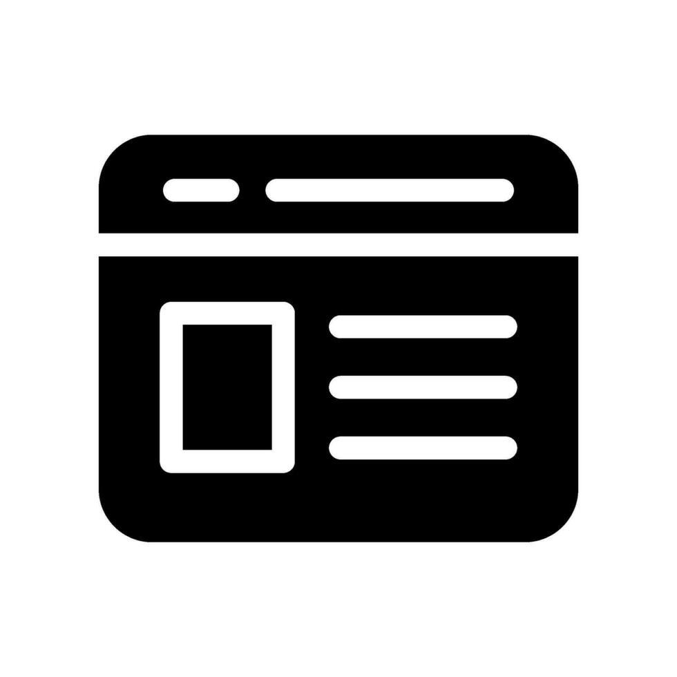 Website Icon Vector Symbol Design Illustration
