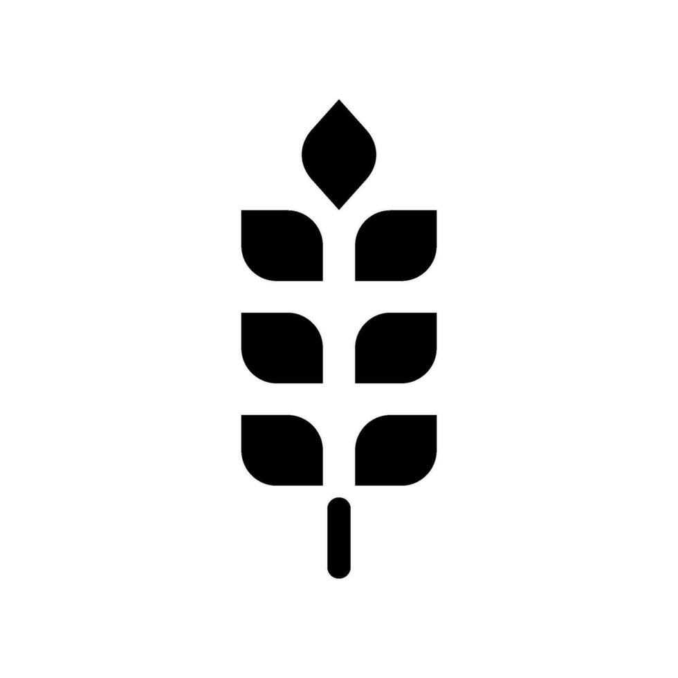 Wheat Icon Vector Symbol Design Illustration