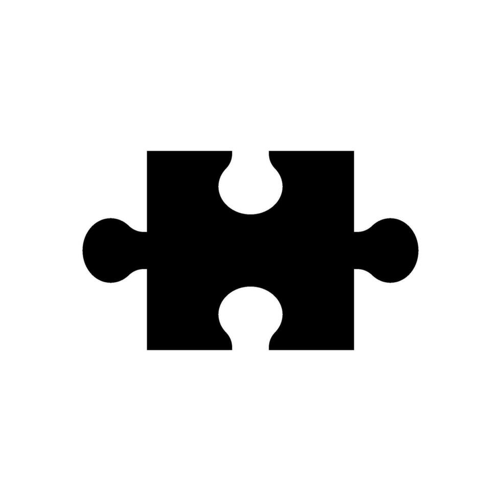 Puzzle Icon Vector Symbol Design Illustration