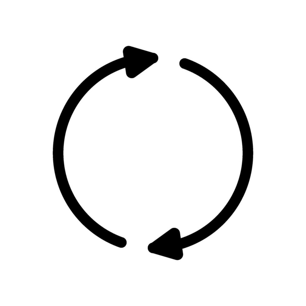 Rotate Icon Vector Symbol Design Illustration