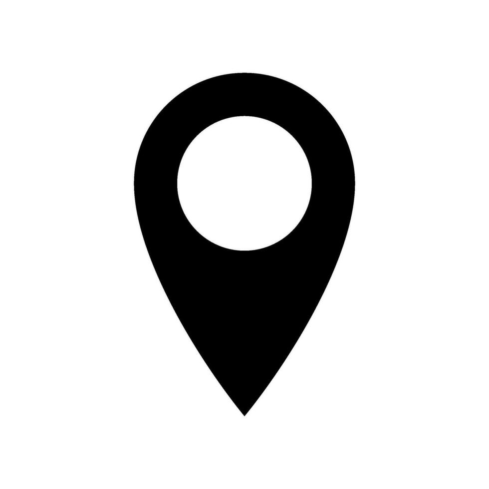 Pin Icon Vector Symbol Design Illustration