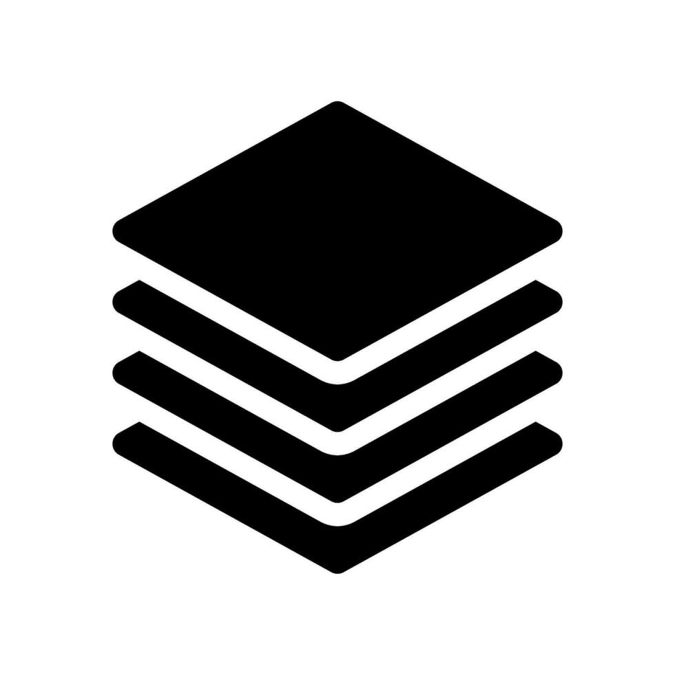 Layers Icon Vector Symbol Design Illustration