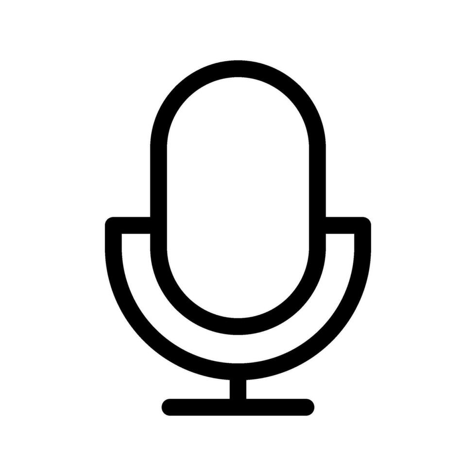 Microphone Icon Vector Symbol Design Illustration