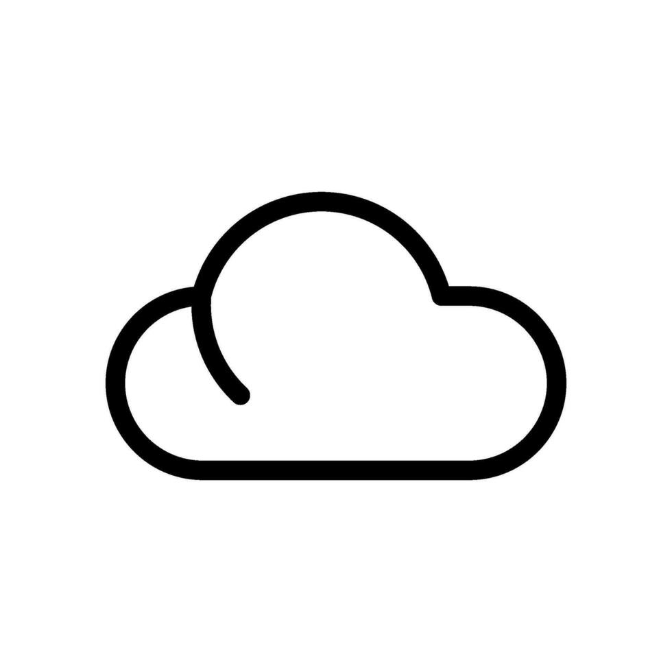 nube icono vector símbolo diseño ilustración