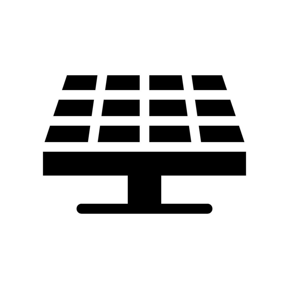 Solar Panel Icon Vector Symbol Design Illustration