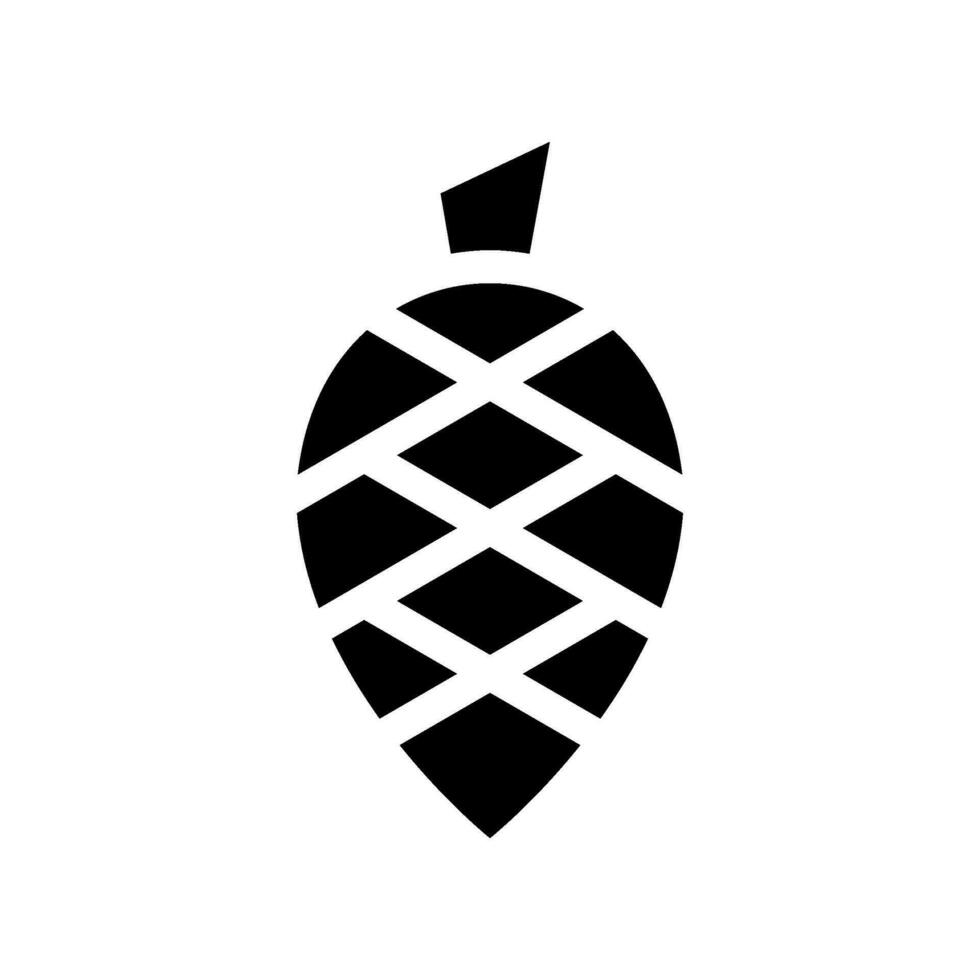 Pine Nut Icon Vector Symbol Design Illustration