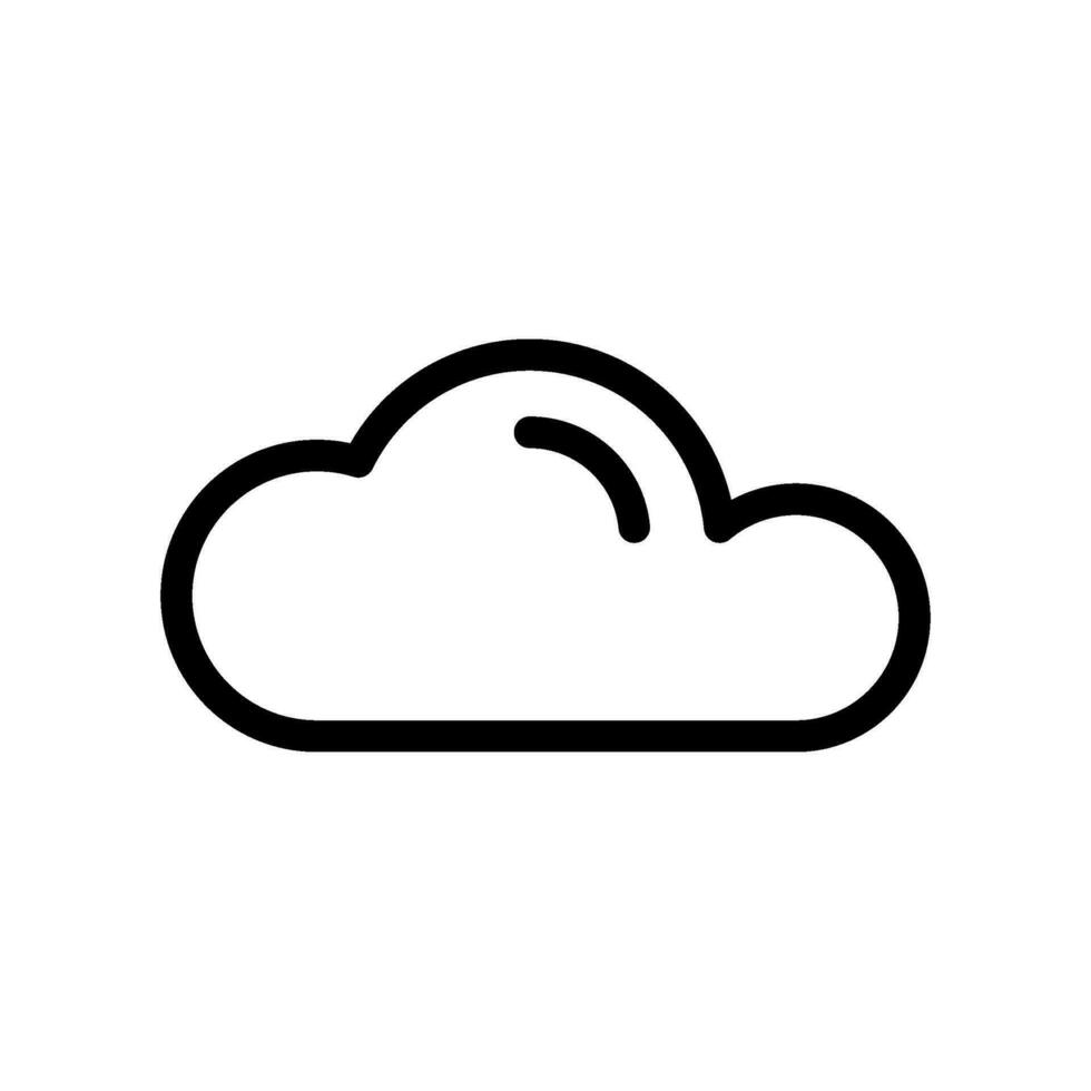 nube icono vector símbolo diseño ilustración