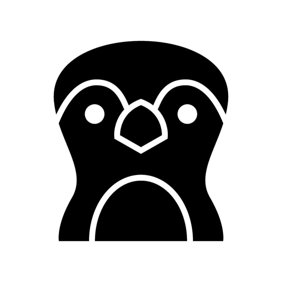 pingüino icono vector símbolo diseño ilustración