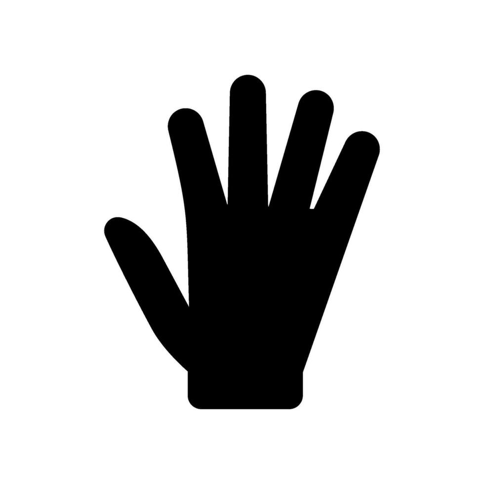 mano icono vector símbolo diseño ilustración