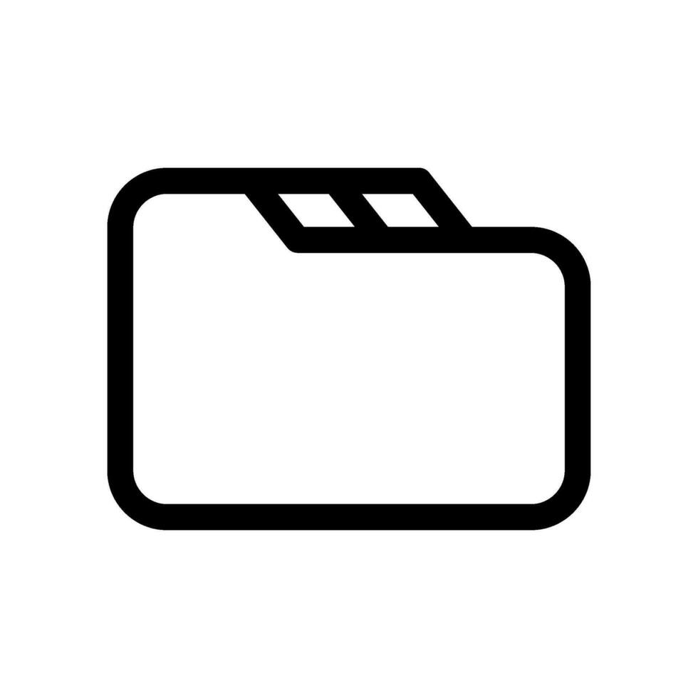 Folder Icon Vector Symbol Design Illustration