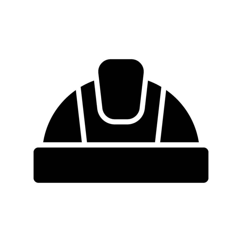 Mining Helmet Icon Vector Symbol Design Illustration