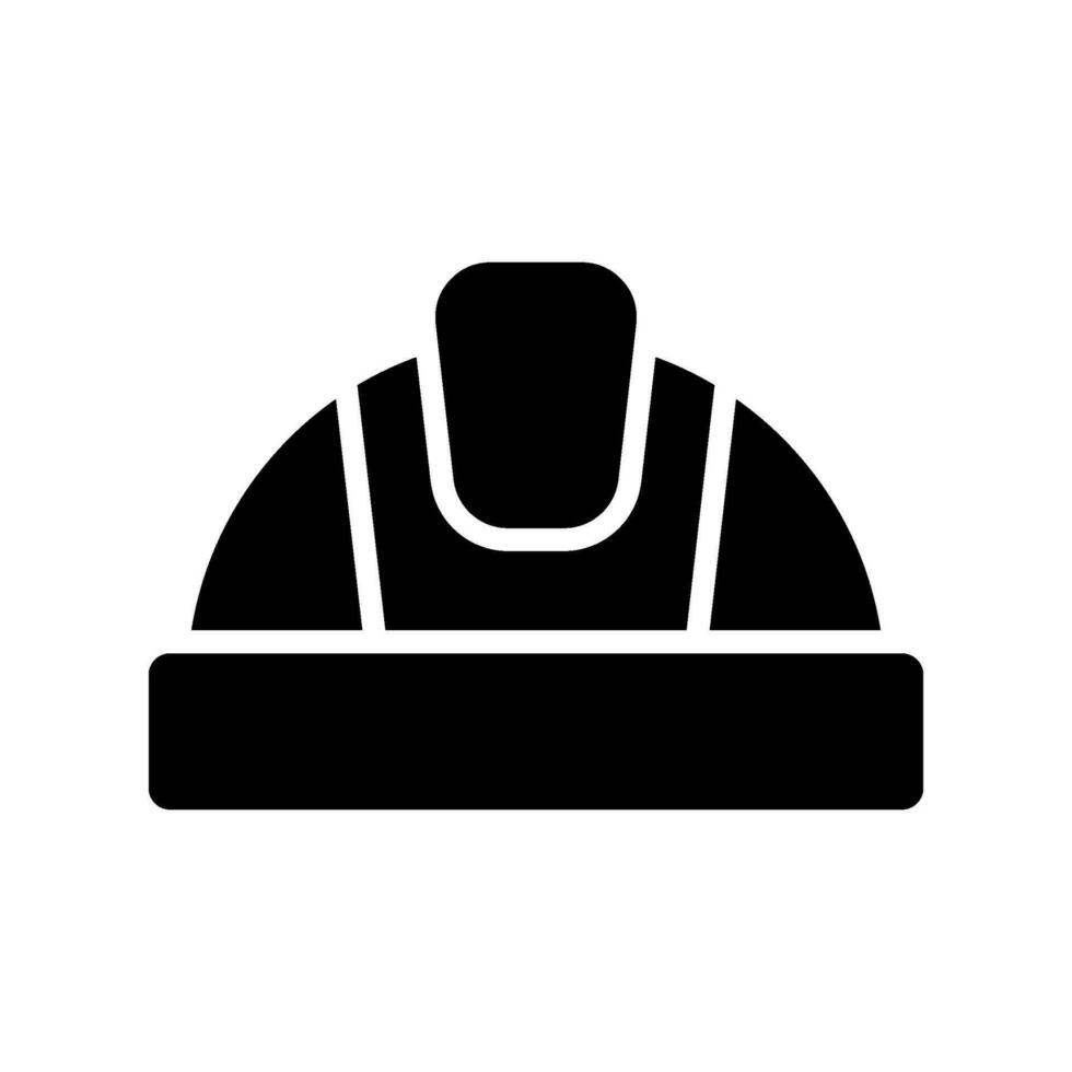 Mining Helmet Icon Vector Symbol Design Illustration