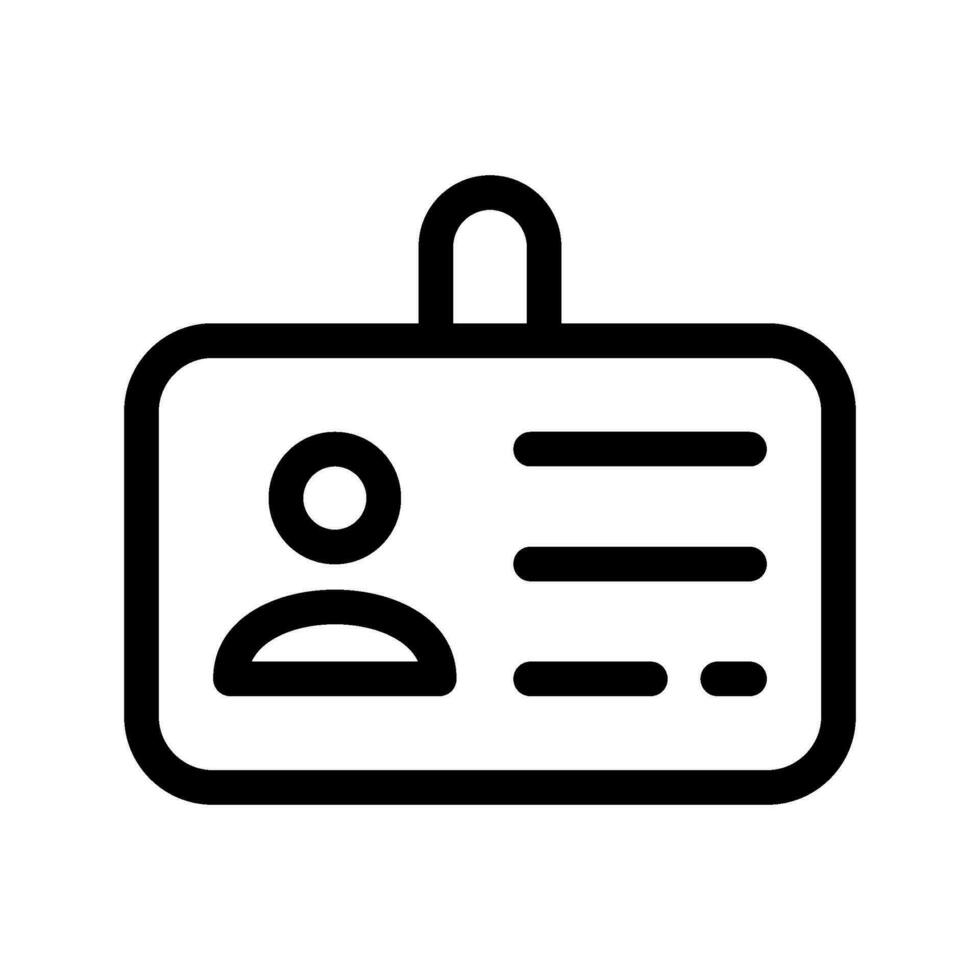 Id Icon Vector Symbol Design Illustration