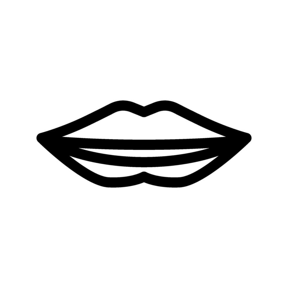 Lips Icon Vector Symbol Design Illustration