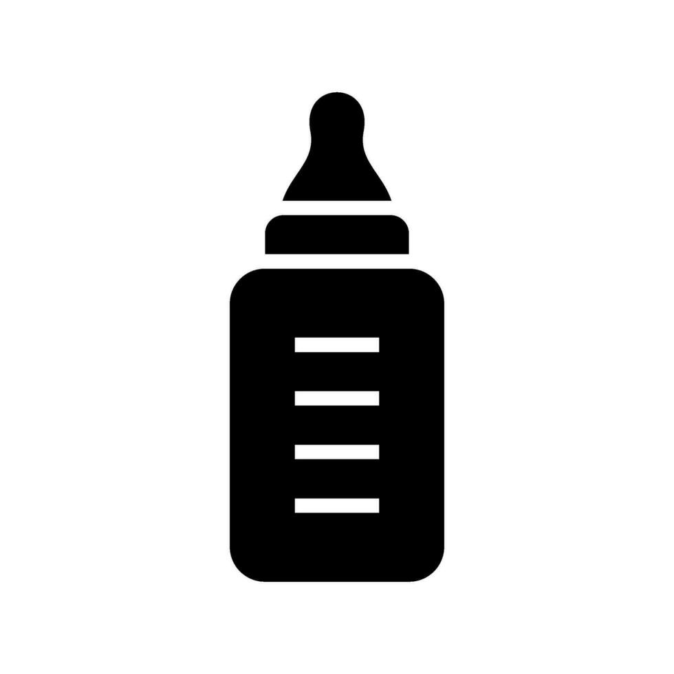 Baby Bottle Icon Vector Symbol Design Illustration