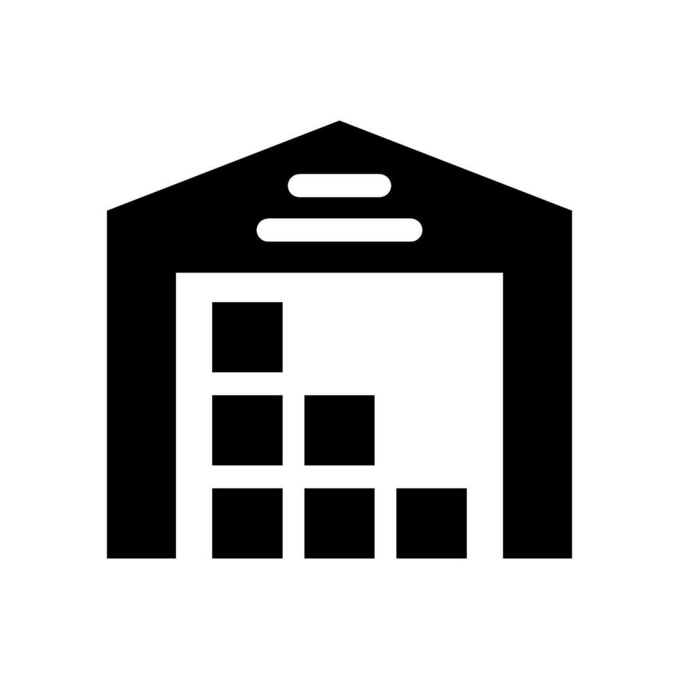 Warehouse Icon Vector Symbol Design Illustration