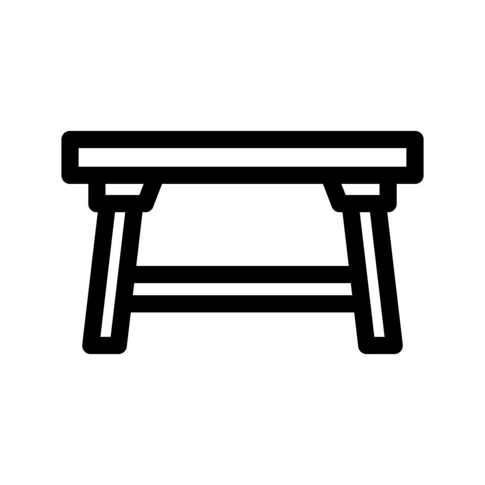 Coffee Table Icon Vector Symbol Design Illustration