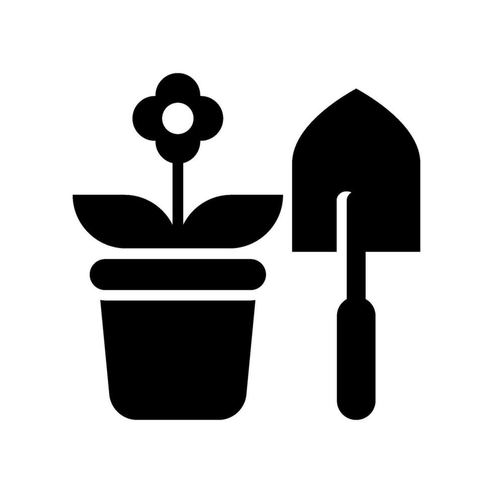 jardinería icono vector símbolo diseño ilustración