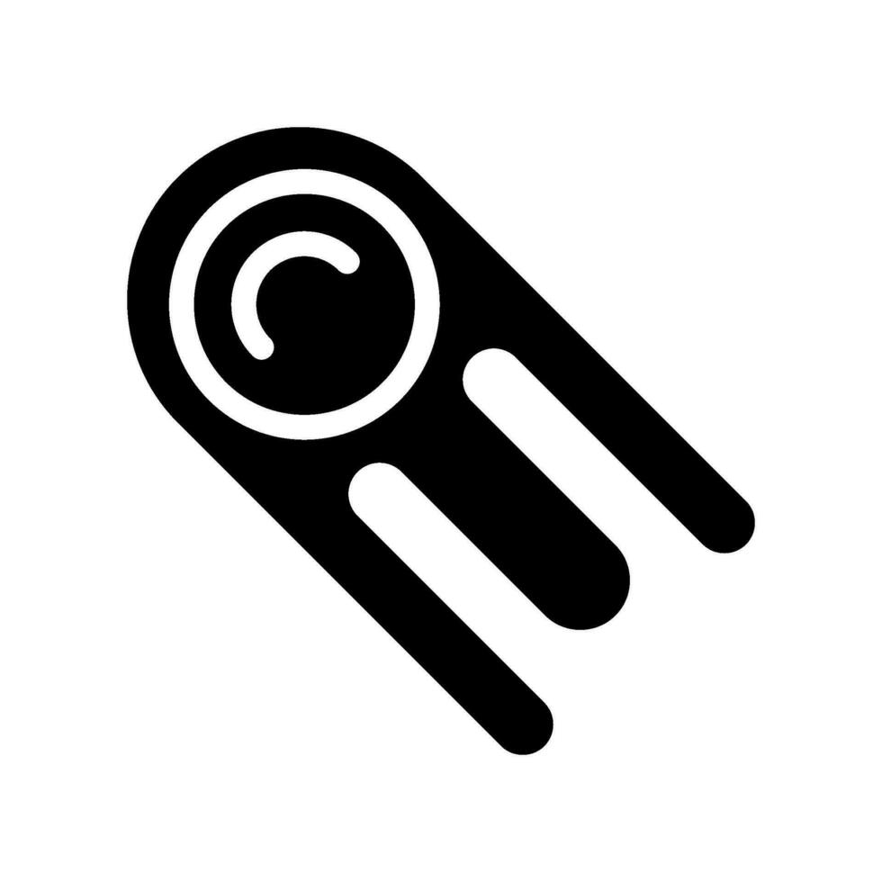 Comet Icon Vector Symbol Design Illustration