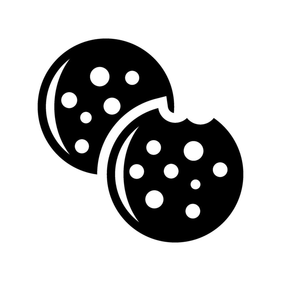 Cookie Icon Vector Symbol Design Illustration