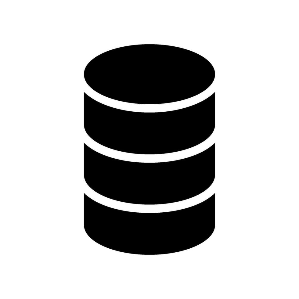 Database Icon Vector Symbol Design Illustration