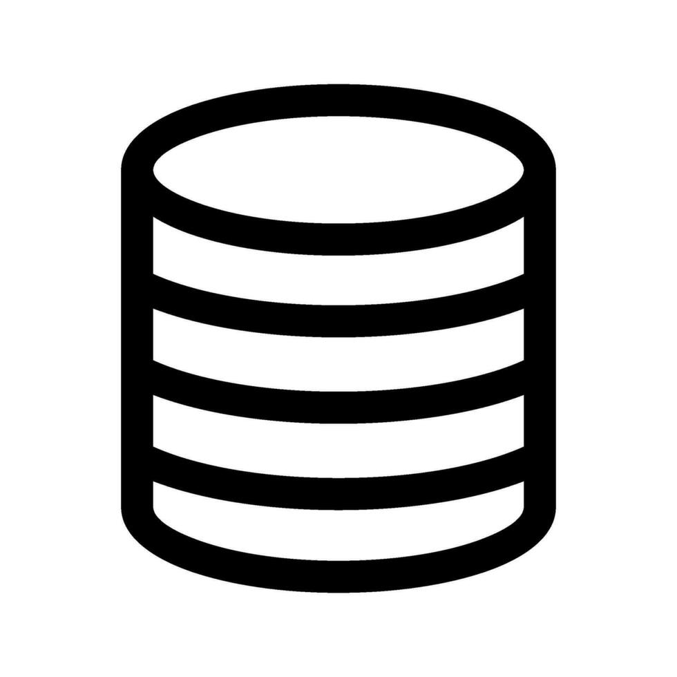 base de datos icono vector símbolo diseño ilustración