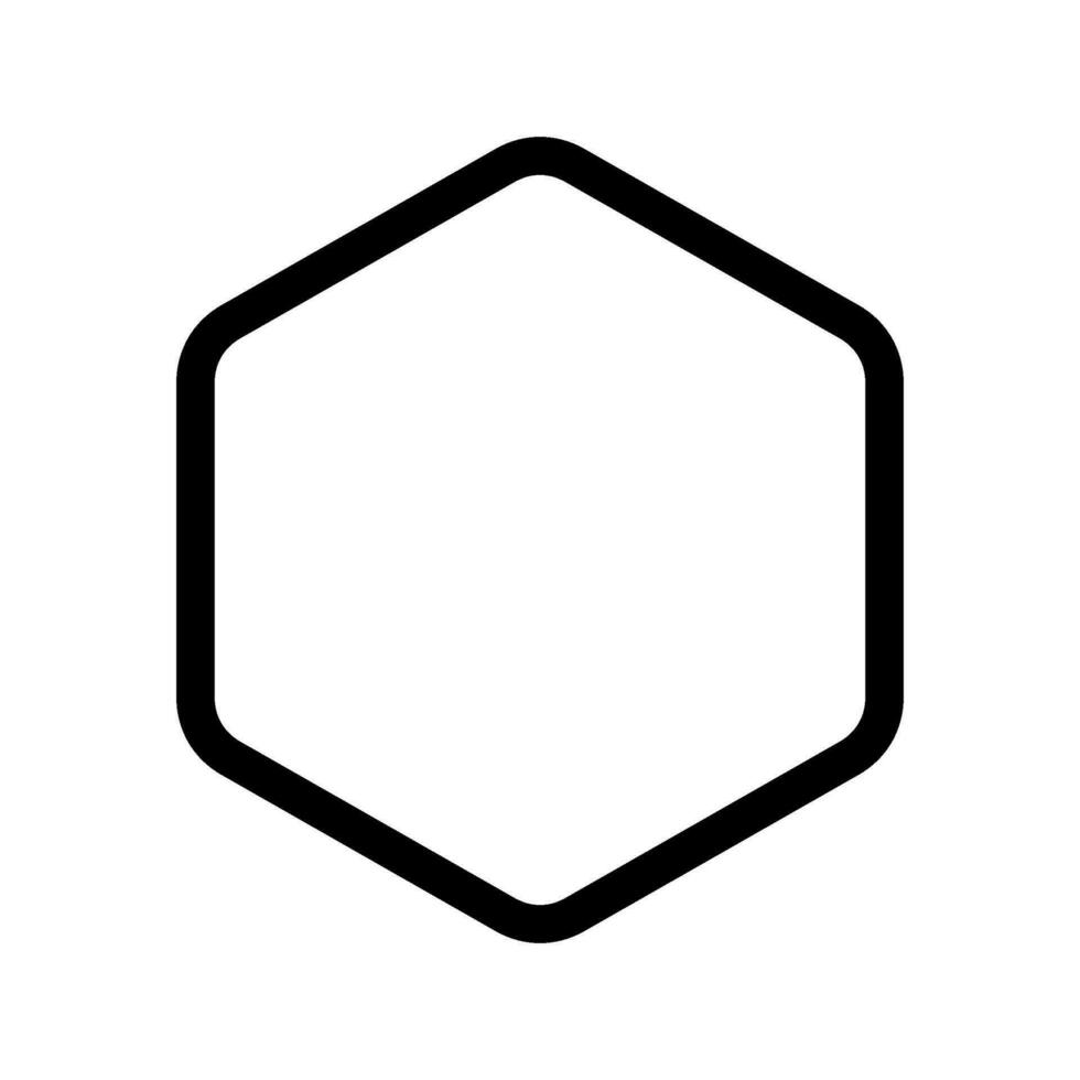 Hexagon Icon Vector Symbol Design Illustration