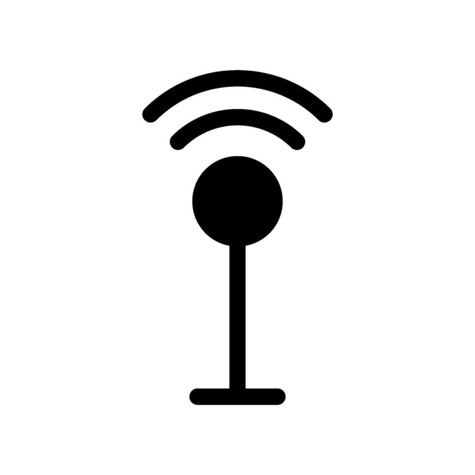 Antenna Icon Vector Symbol Design Illustration