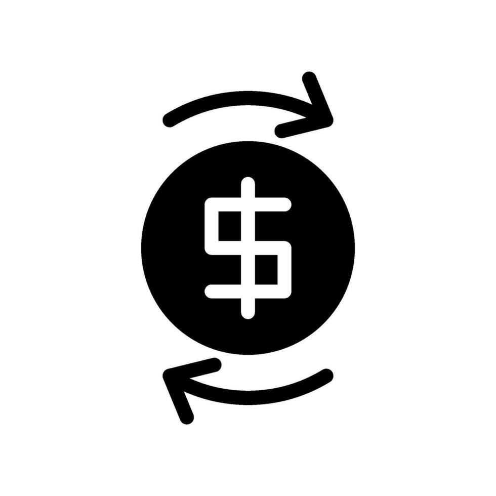 Reload Money Icon Vector Symbol Design Illustration