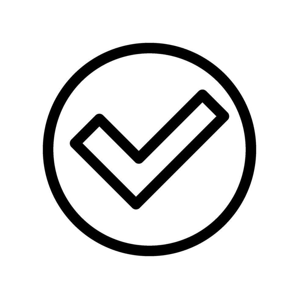 Check Icon Vector Symbol Design Illustration